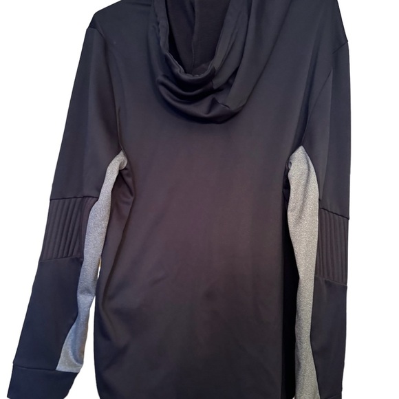 Layer 8 Men’s Black Thermal Pullover Performance Hoodie - Picture 2 of 3